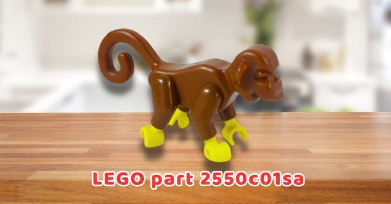 LEGO Part 2550c01: Exploring the Iconic LEGO Monkey LEGO part 2550c01